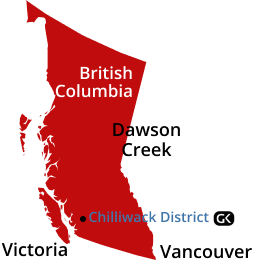 mapa Nanaimo-Ladysmith